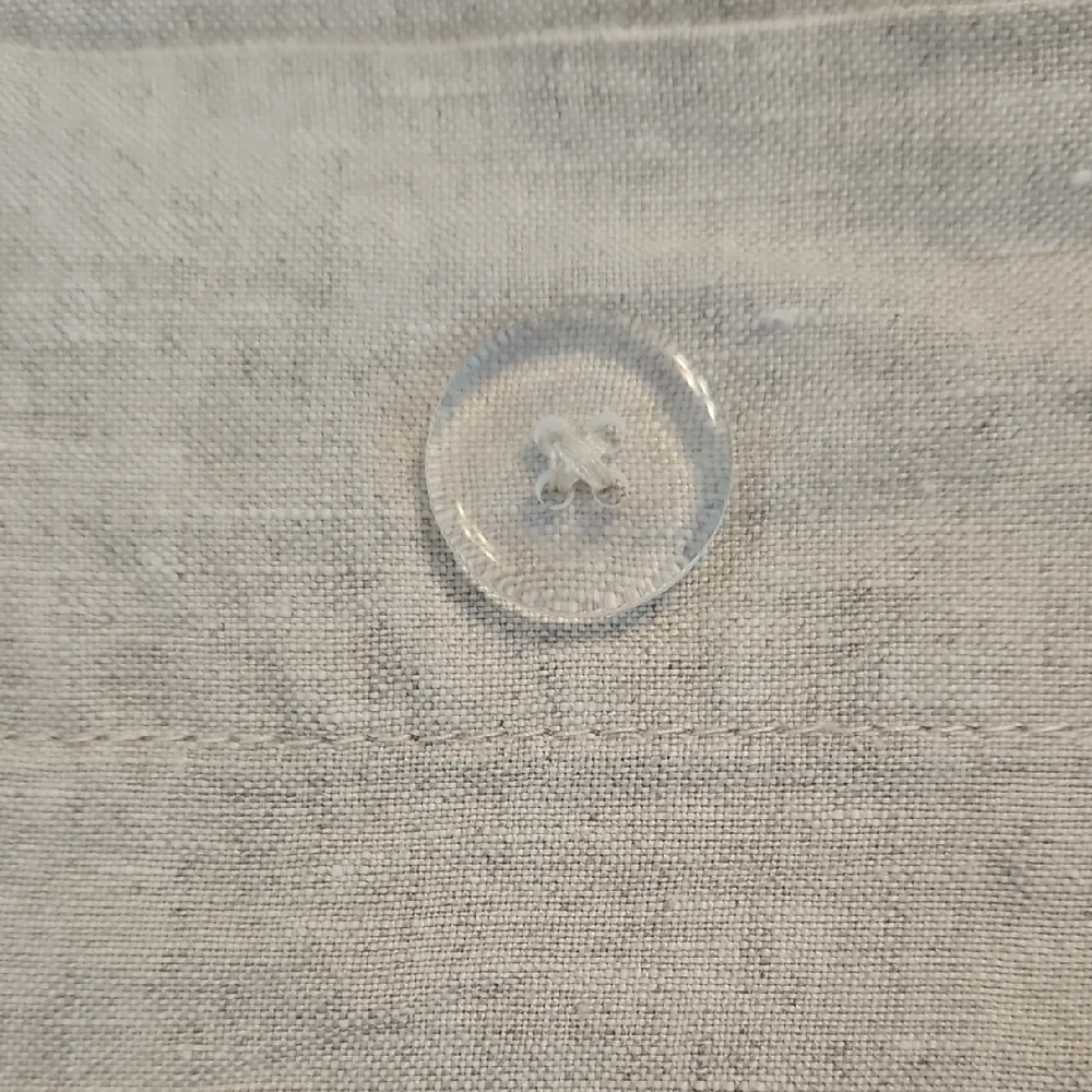 West Elm Neutral Natural Linen Full Queen Duvet